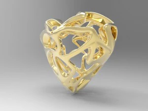 love heart 3D Model