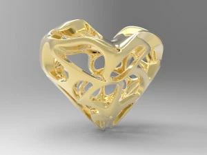 love heart 3D Model