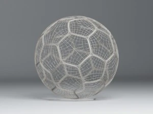 bola de futebol Modelo 3D