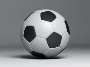 bola de futebol Modelo 3D