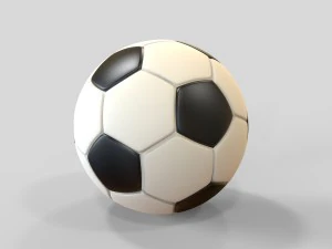 bola de futebol Modelo 3D