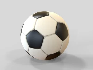 bola de futebol Modelo 3D