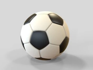 bola de futebol Modelo 3D