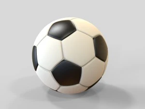 bola de futebol Modelo 3D
