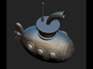 submarine 3D Model