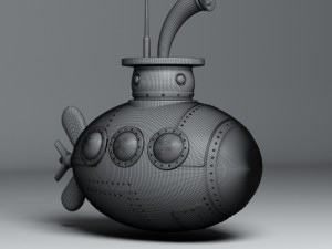 submarine 3D Model