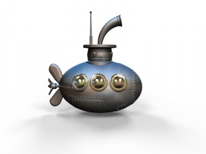 submarine 3D Model