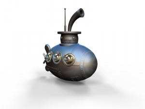 submarine 3D Model