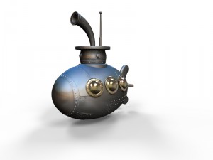 submarine 3D Model