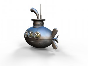 submarine 3D Model
