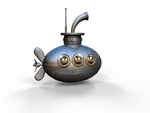 submarine 3D Model