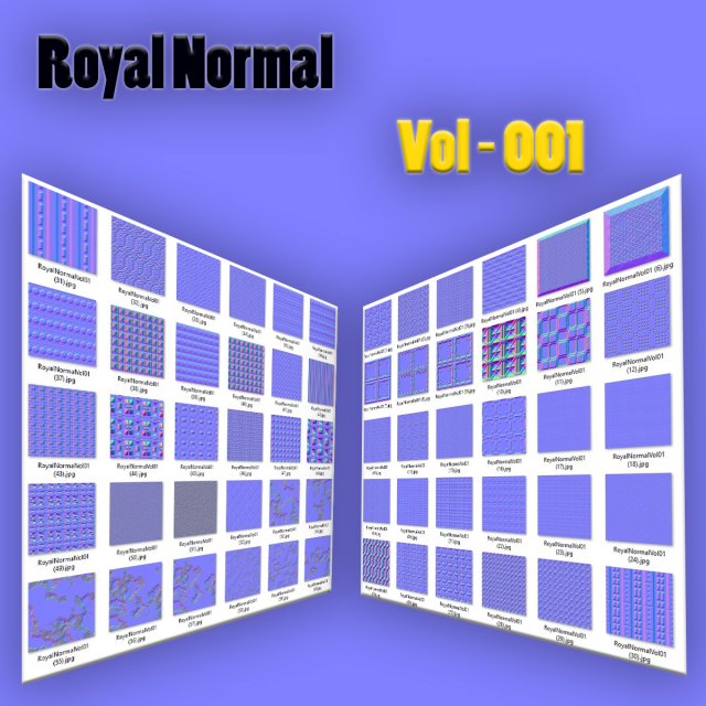 royal normal vol 001 CG Textures .c4d .max .obj .3ds .fbx .stl .blend 