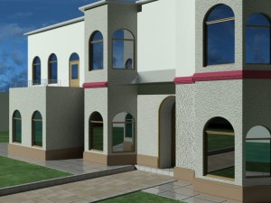 house exterior Modello 3D