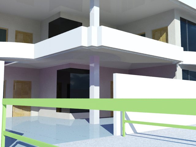 exterior building 3D Model .c4d .max .obj .3ds .fbx .stl .blend 