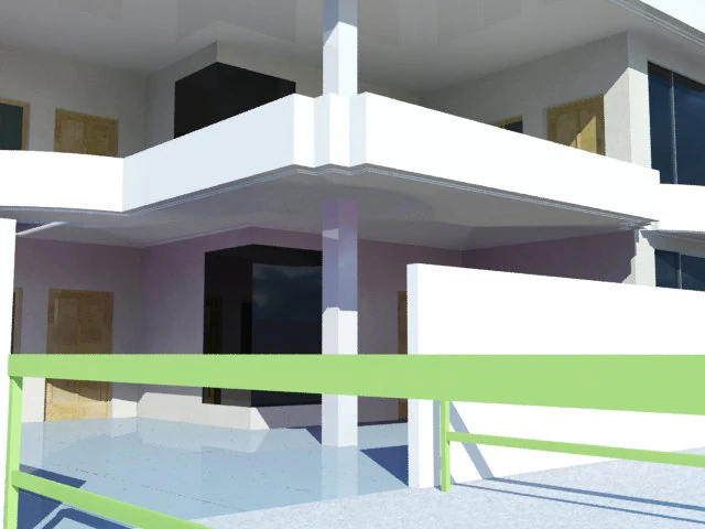 exterior building 3D Model .c4d .max .obj .3ds .fbx .stl .blend 