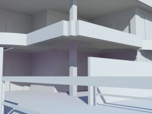 exterior building 3D Model