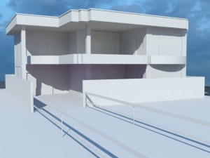 exterior building 3D Model