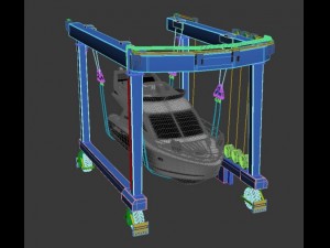 boat lift 3D Model