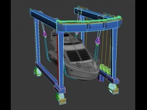 boat lift 3D Model