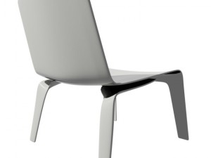 white chair 3D मॉडल