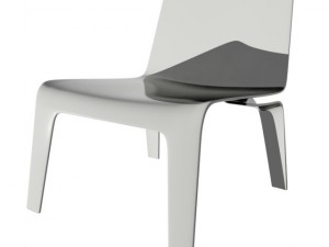 white chair 3D मॉडल