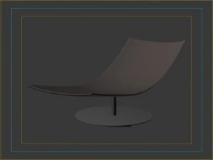 grey chair 3D Model