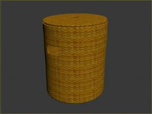 wicker basket 3D Model
