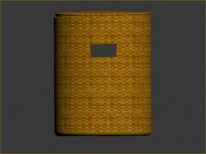 wicker basket 3D Model