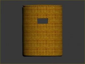 wicker basket 3D Model