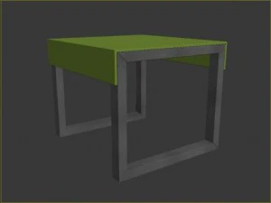 green table 3D Model