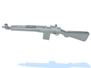 m14 short version Modello 3D