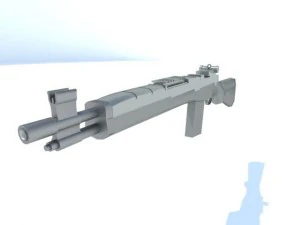 m14 short version 3D Model
