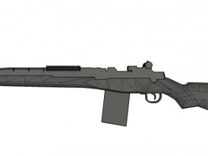 m14 short version Modello 3D