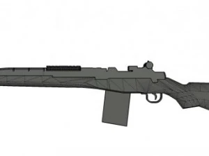 m14 short version 3D Model