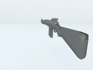 m14 short version Modello 3D