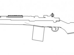 m14 short version Modello 3D