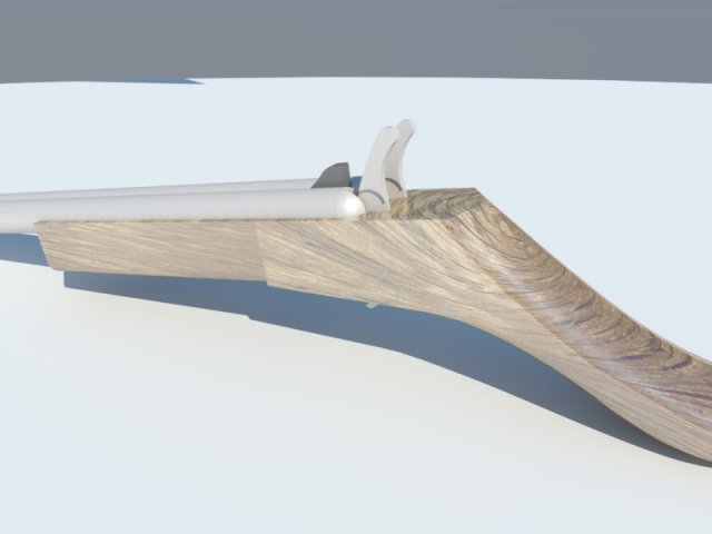 double shotgun 3D 모델 .c4d .max .obj .3ds .fbx .stl .blend 