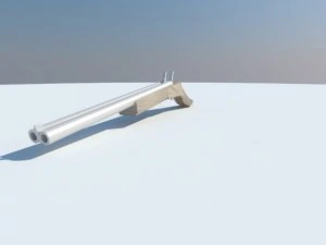 doppio fucile Modello 3D