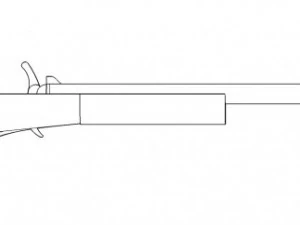 doppio fucile Modello 3D