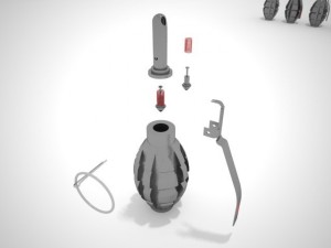 grenade 3D Model