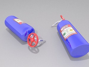 nitro bottle Modello 3D