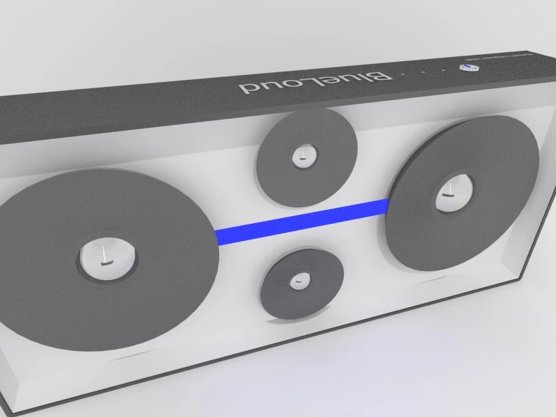 bluetooth speaker 3D Model .c4d .max .obj .3ds .fbx .stl .blend 