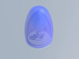 blue police light 3D Model