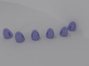 blue police light Modelo 3D