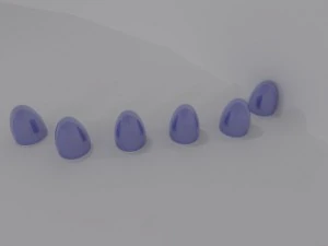 blue police light 3D Model