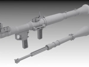 lan&ccedil;ador de foguetes RPG Modelo 3D