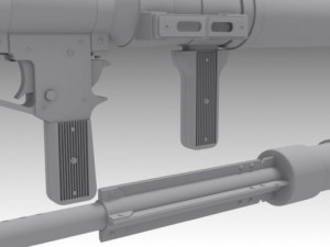 rpg rocket launcher Modello 3D