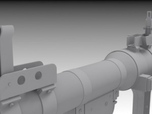 rpg rocket launcher Modello 3D