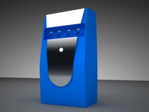 charging booth Model 3D