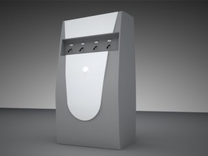 charging booth 3D Model
